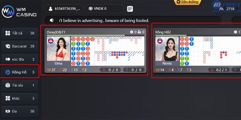 Các chiến thuật Rồng Hổ giúp người chơi tối ưu cơ hội thắng
