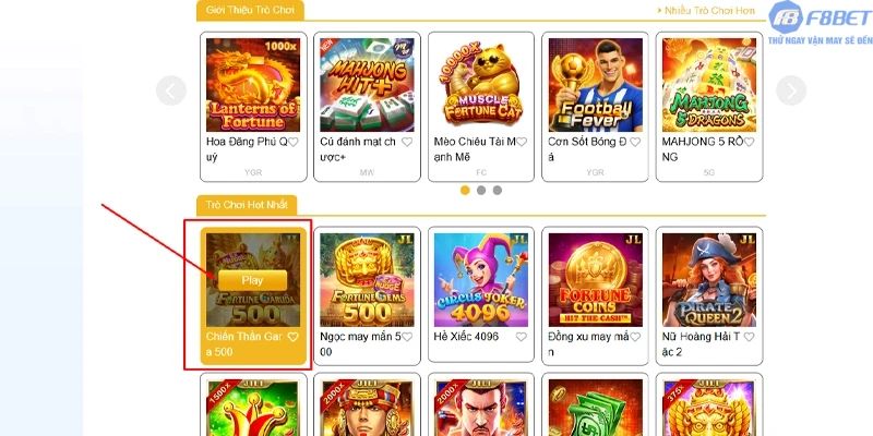 Chơi Chiến Thần Garuda 500 tại Nổ Hũ JILI
