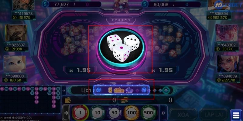 Đánh giá giao diện đồ họa Tài xỉu EDM R88
