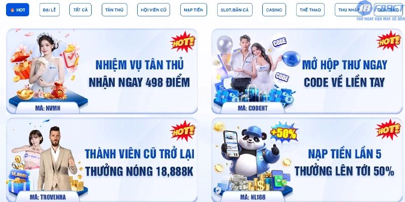 Danh sách khuyến mãi F8bet1 không nên bỏ lỡ