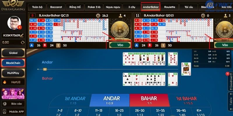Hướng dẫn chơi Andar Bahar tại F8bet1