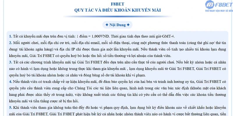 Lý do nên tham gia khuyến mãi Nổ Hũ/Bắn Cá F8bet1