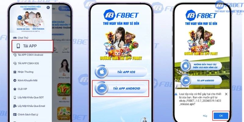 Những lưu ý khi tải app F8bet1 về máy