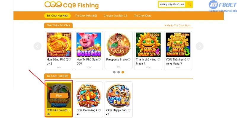 Tại sao nên chọn Bắn cá một lần CQ9 tại F8bet1?