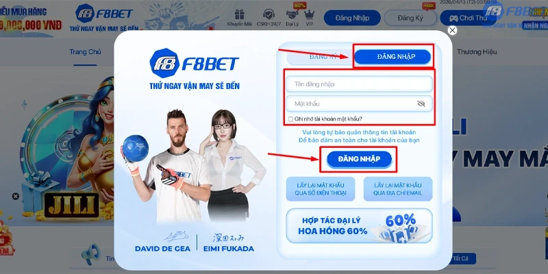 Cách Đăng Nhập F8bet1 Chưa Tới 1 Phút Trên Mọi Thiết Bị