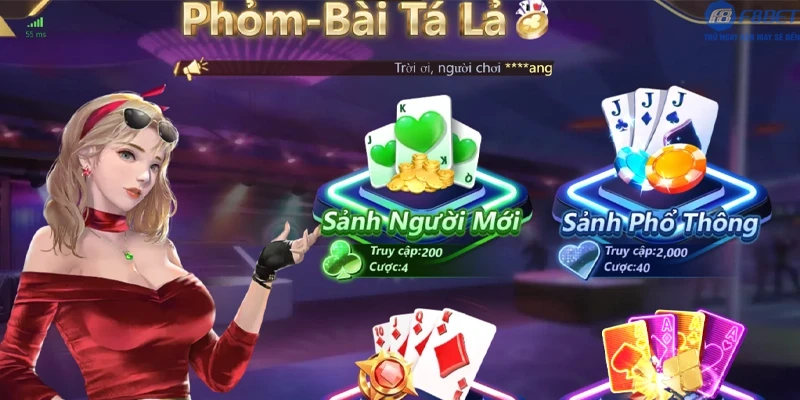 Phỏm Tá Lả V8: Game Bài 3D đổi thưởng xanh chín số 1