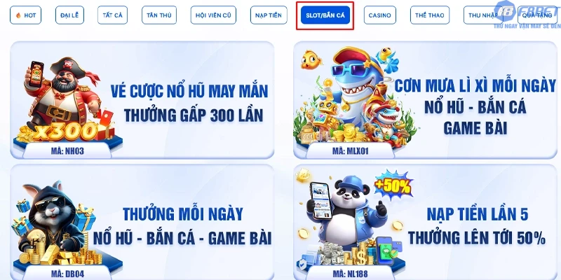 Khuyến mãi Slot/ Bắn Cá F8bet1 – 6 ưu đãi ấn tượng nhất 2026