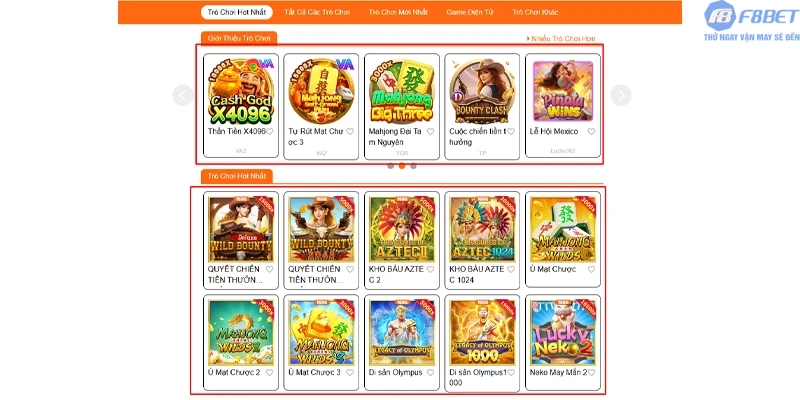 Top game Nổ Hũ siêu phẩm tại nhà cái F8bet1