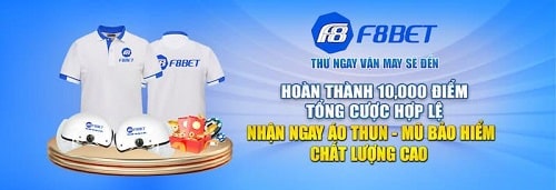 Hoàn thành 10,000 điểm tổng cược hợp lệ nhận ngay áo thun – mũ bảo hiểm chất lượng cao